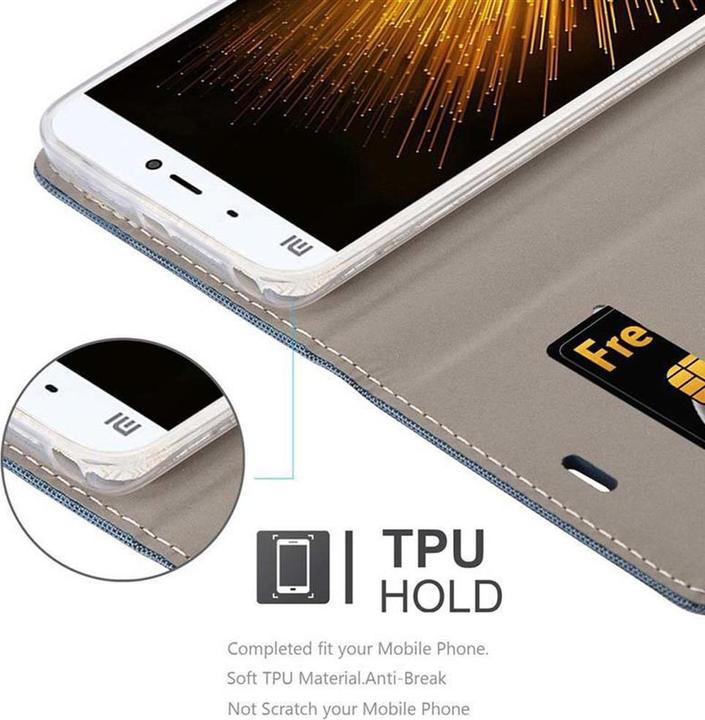 Produktbild Cadorabo Book Jeans Optik Cover (Xiaomi Mi 5s)
