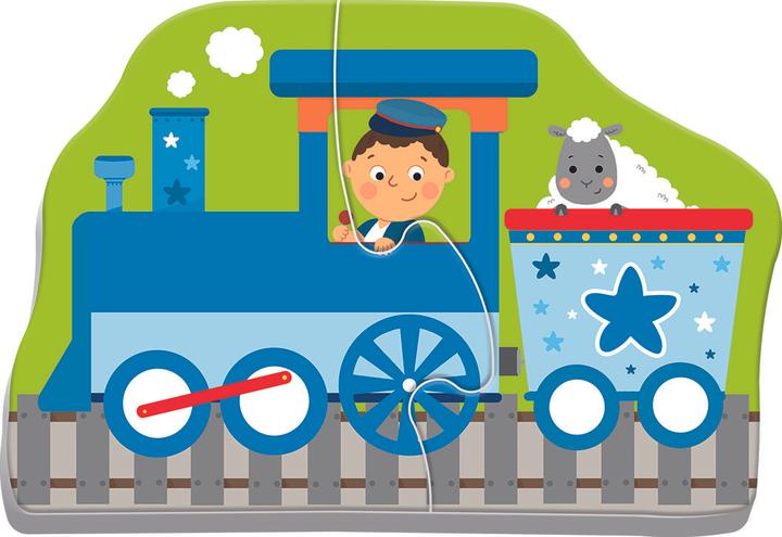 Actual product image Trefl Baby Classic vehicle (207 pieces)