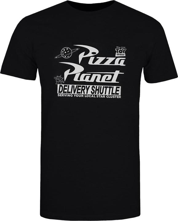 Immagine prodotto Toy Story Maglietta da donna/ragazzo Pizza Planet Cotton Logo Boyfriend (L)