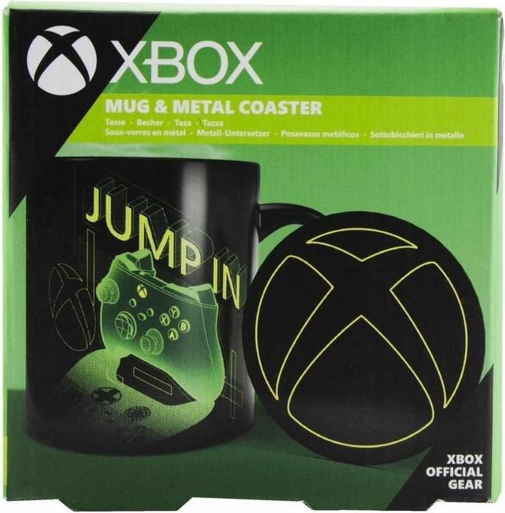 Image du produit Paladone Products Paladone Xbox Mug et Coaster en métal (300 ml, 1 x)