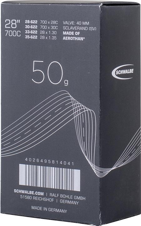 Produktbild Schwalbe Aerothan 18"/700C Endurance Race (Presta (SV), 28", 40 mm)