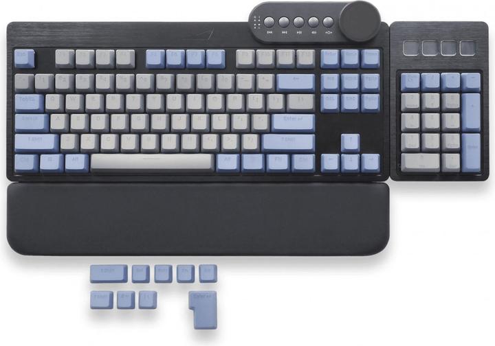 Actual product image Mountain Dolomite A Backlit Keycap set