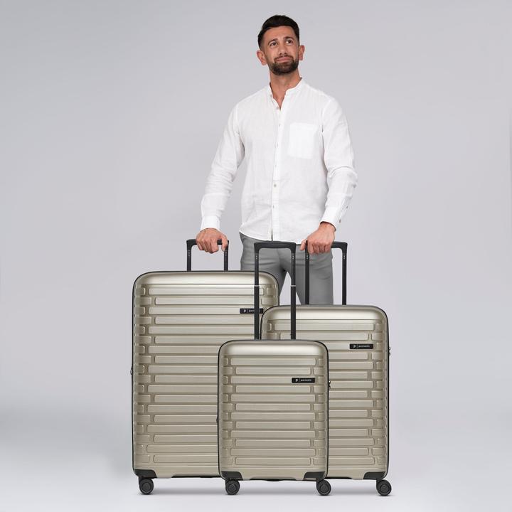 Produktbild Pactastic Collection 04 THE THREE SET + 4 Rollen Kofferset 3-teilig mit Dehnfalte (216 l, XL (ab 115l))