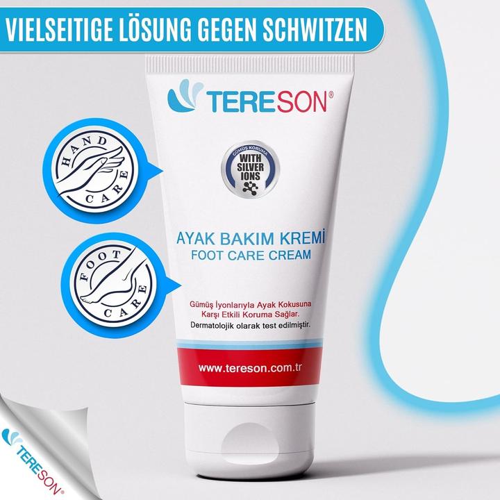 Actual product image Tereson Foot cream, cream against foot odour, unisex, 50 ml (Foot deodorant & powder, 50 ml)