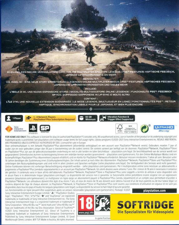 Immagine prodotto Sony Ghost of Tsushima - Directors Cut (PS5, DE)