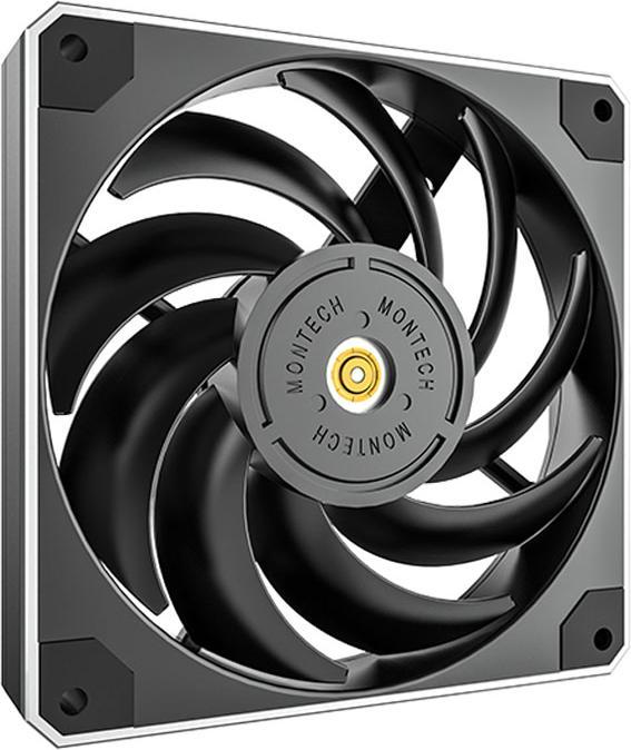 Produktbild Montech Metal120 PWM Lüfter - 120 mm, schwarz (120 mm, 1 x)