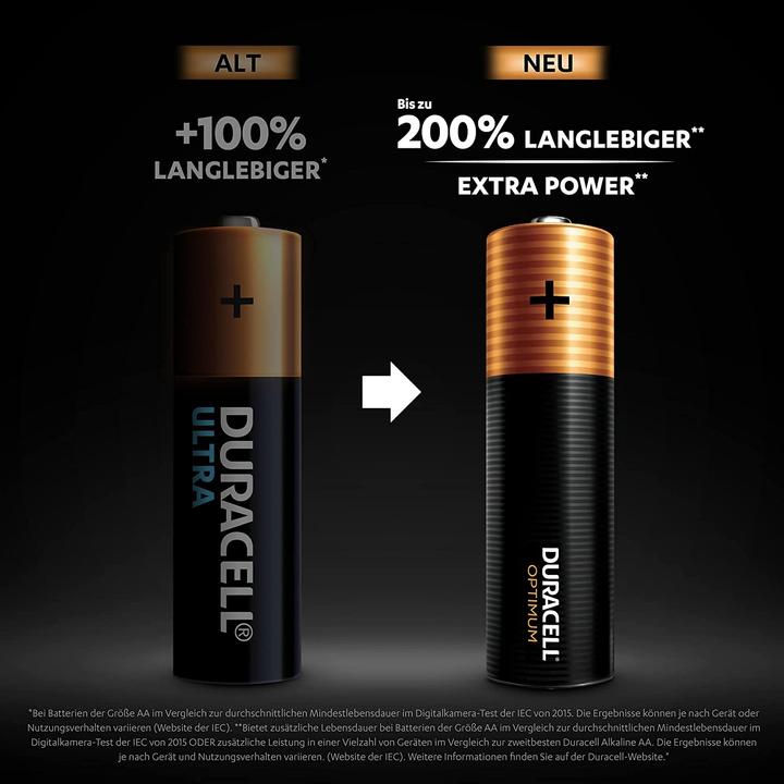 Produktbild Duracell Optimum (8 Stk., AA)