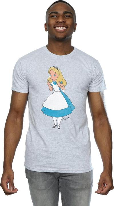 Immagine prodotto Disney Alice In Wonderland Surprised Alice Maglietta Uomo (M)
