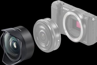 Image du produit Sony VCL-ECF2, convertisseur d'objectif fisheye (Convertisseur grand angle, Universel)