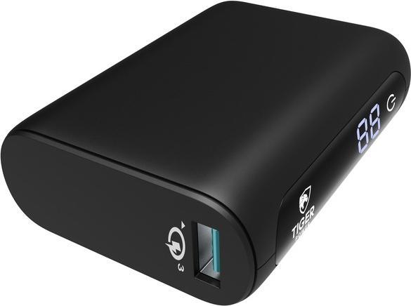 Actual product image Muvit Tiger Power Powerbank 10000mah Pd + Qc Avec 2 Cable Type C Noir (10000 mAh, 20 W)