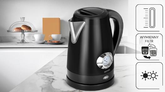 Actual product image MPM Battery Water Kettle MCZ-108/C black 1 7 L (1.70 l)