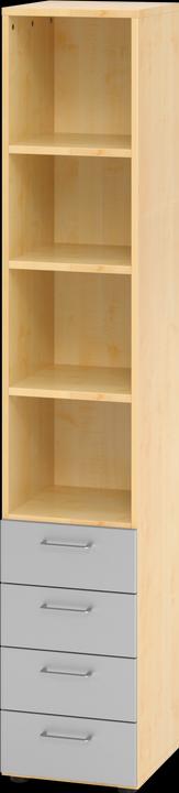 Actual product image MC MySchrank Basic Combi 4 drawers + shelf (40 x 42 x 215.5 cm)