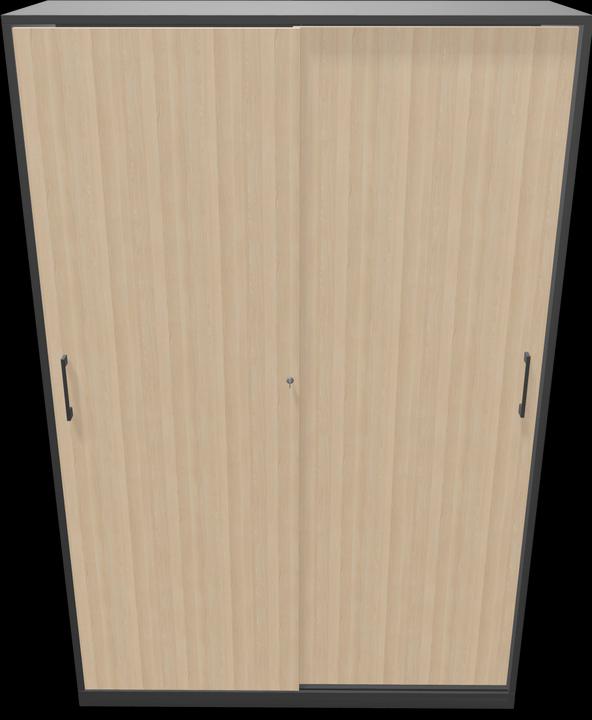 Actual product image Narbutas Choice sliding door cabinet (120 x 40 x 182 cm)