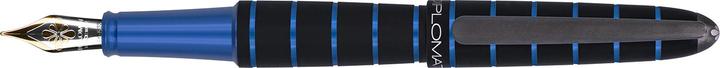 Actual product image Diplomat Fountain pen Elox ring black/blue 14 ct (Black/Blue, 1 x)