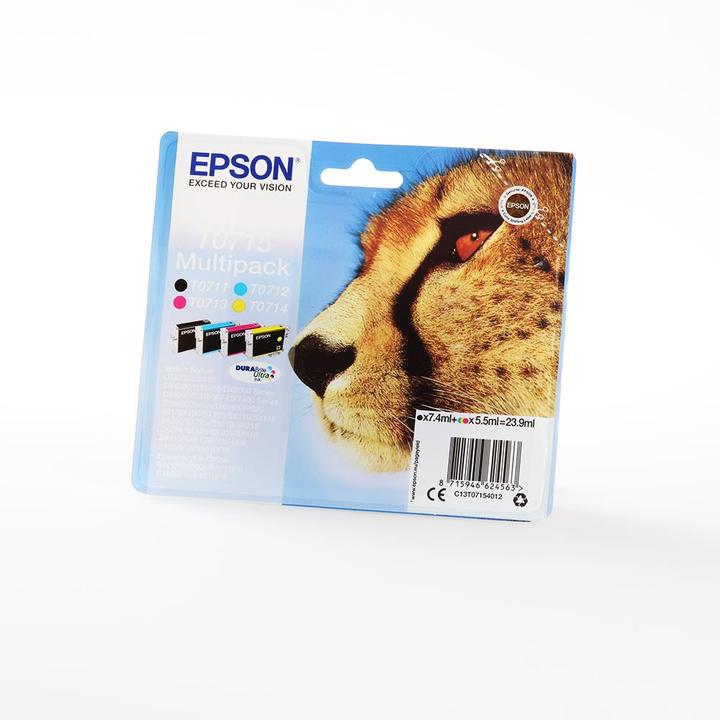 Produktbild Epson T0715 DuraBrite Ultra (M, BK, Y, C)