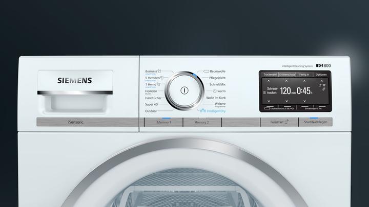Produktbild Siemens iQ800 Wärmepumpen-Trockner 9 kg WT47XE90