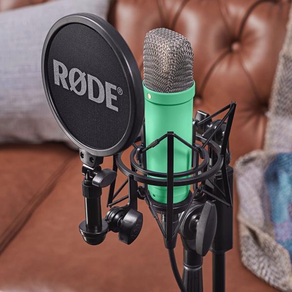 Produktbild RØDE NT1 Signature Green Studio-Mikrofon Grün mit PSA1 Gelenkarm Schwarz