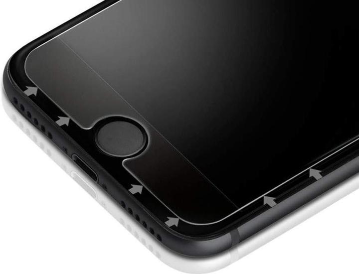 Actual product image Spigen Glass.tR Slim HD (1 Piece, Apple iPhone SE (2nd Gen))