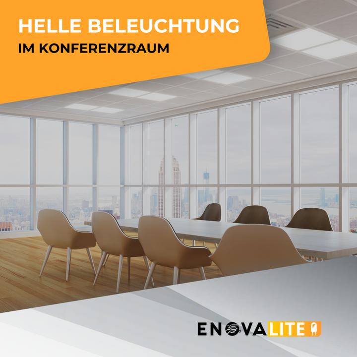 Actual product image Enova ELED 600400 - LED surface-mounted panel, UGR<19, 60x60 cm, 30 W, 3300 lm, 4000 K (3300 lm)