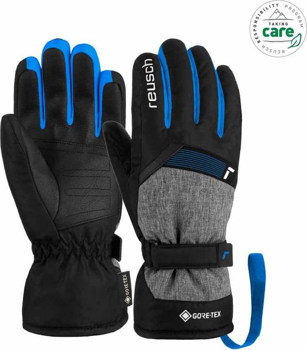 Black, Brilliant Blue, black melange