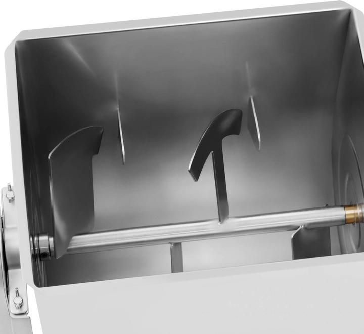 Produktbild Royal Catering Fleischmischer Kurbel manuell 28 L Fleischmenger Edelstahl Marinator Deckel