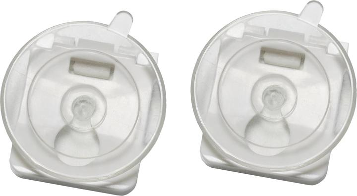 Actual product image Gardinia Spare part suction cup set with clip Transparent