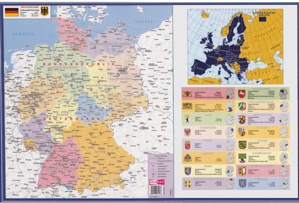 Image du produit Veloflex 4674000 - Sous-main Allemagne, 40 x 60 cm, 1 pièce (40 x 60 cm)