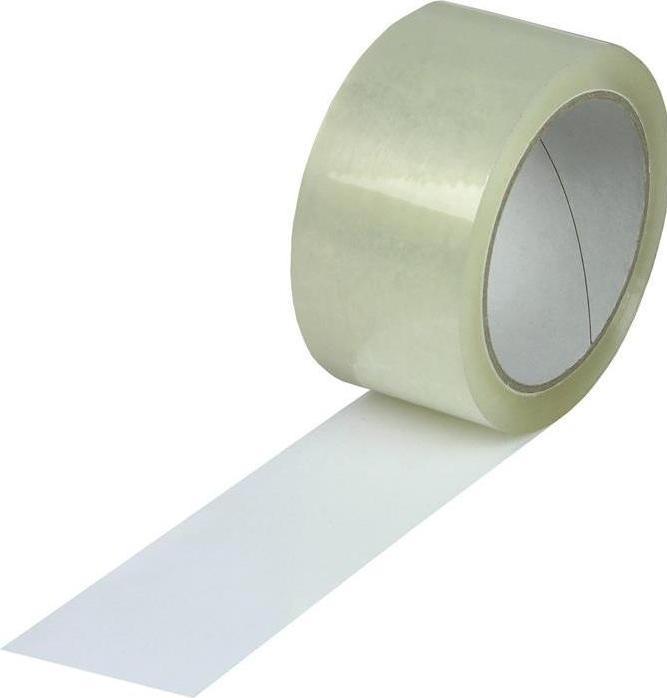 Actual product image Transpak Adhesive tape Width 50mm Length 66m Thickness 48µ quiet unrolling Transparent (50 mm)