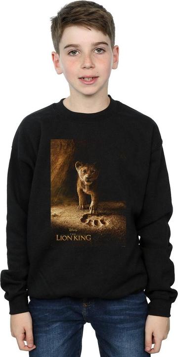Actual product image Disney Boys The Lion King Movie Simba Poster Sweatshirt (140, 146)