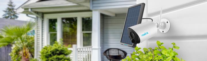 Produktbild Reolink Argus Eco mit Solarpanel (1920 x 1080 Pixels)