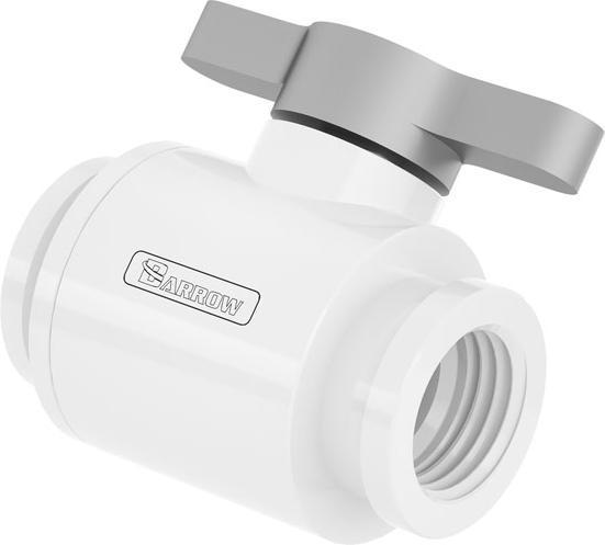 Actual product image Barrow Ball Valve (10mm) G1/4 inch ball valve, white - silver