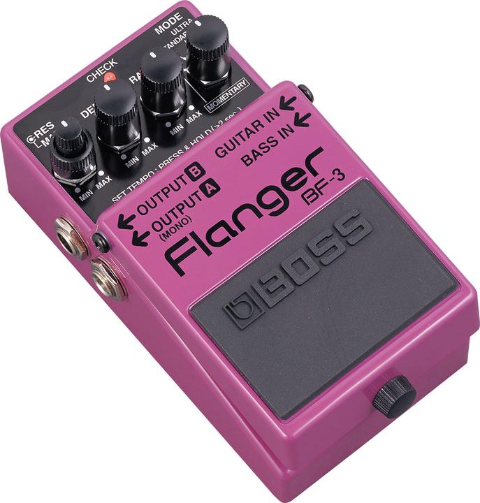 Actual product image BOSS BF-3 effects pedal Expression pedal Black, Purple (Guitar, Bass, Keyboard)