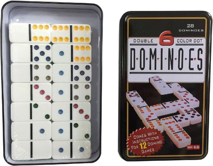Immagine prodotto NoName Doppio 6 Domino in scatola (Inglese)