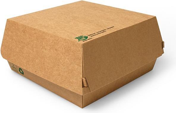 Actual product image Papstar 87248 disposable food container carton (25 x)