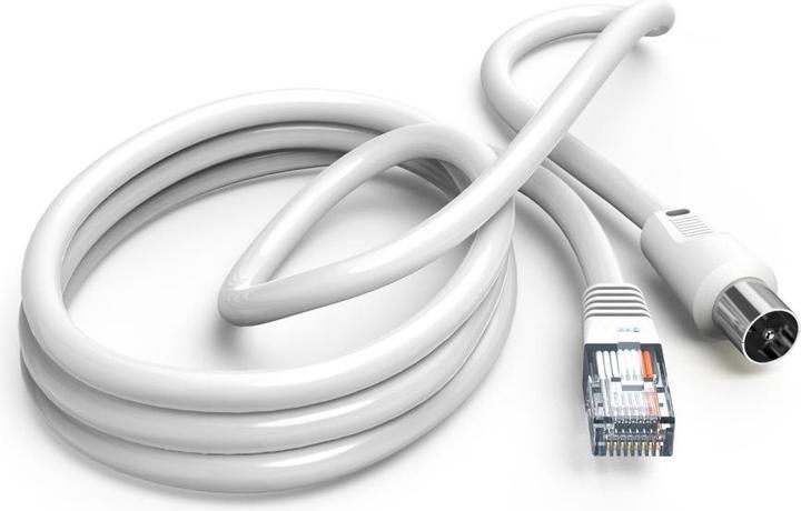 Produktbild Hama Antennen-Kabel - Koax-Stecker - RJ45-Stecker (75 dB, Antennenkabel)