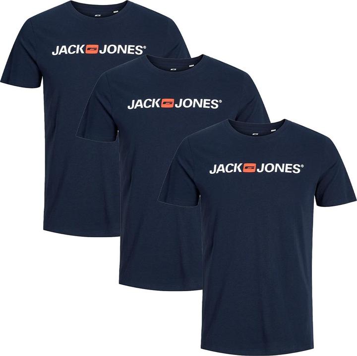 Produktbild Jack & Jones 3er Pack Basic T-Shirt (S)