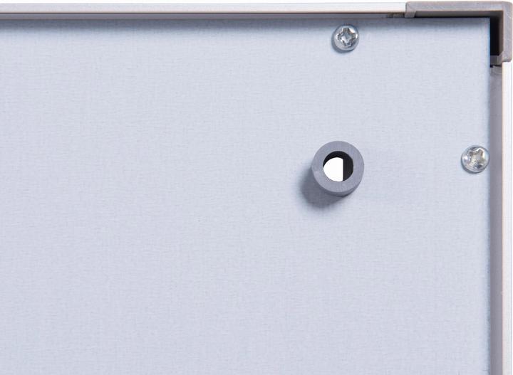 Actual product image Maul Display case, outer depth 27 mm (Whiteboard, 65.5 x 71 cm)