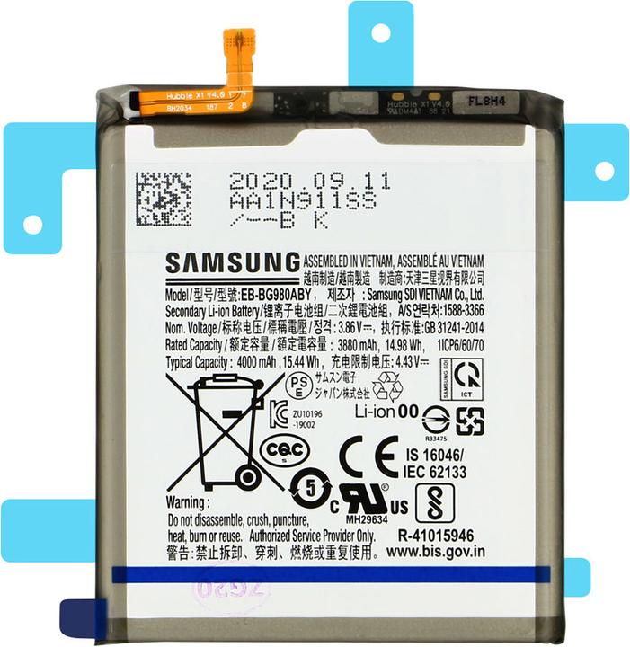 Image du produit Samsung EB-BG980ABY Batterie de 4000 mAh