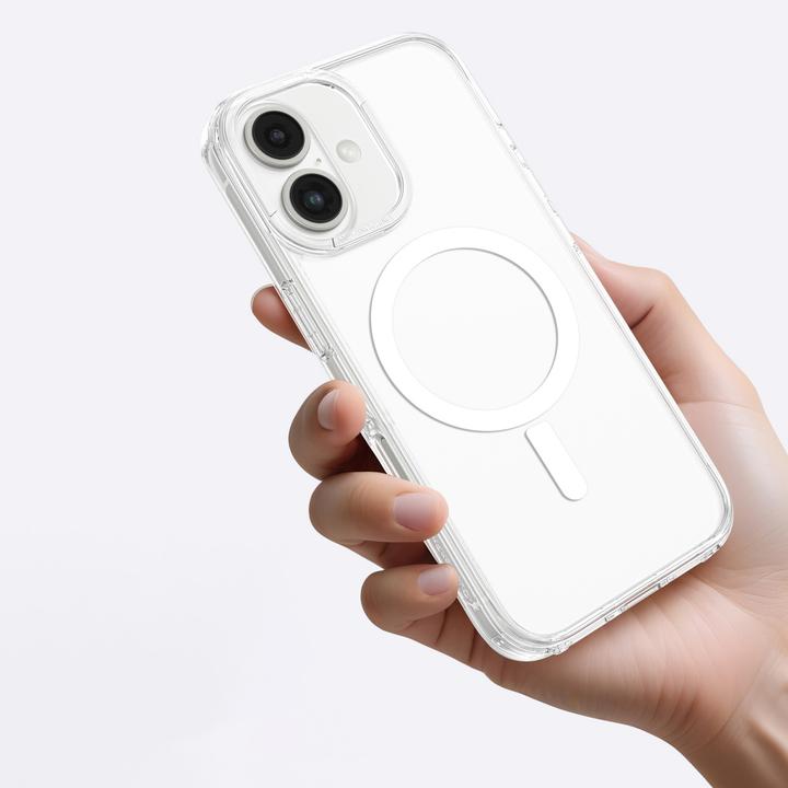 Actual product image Amazingthing Minimal Mag Case mit Magnetring für iPhone 16 - Transparent (Apple iPhone 16)