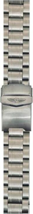 Bobroff Uhrband BFS005 Silber (22 mm, Stahl)