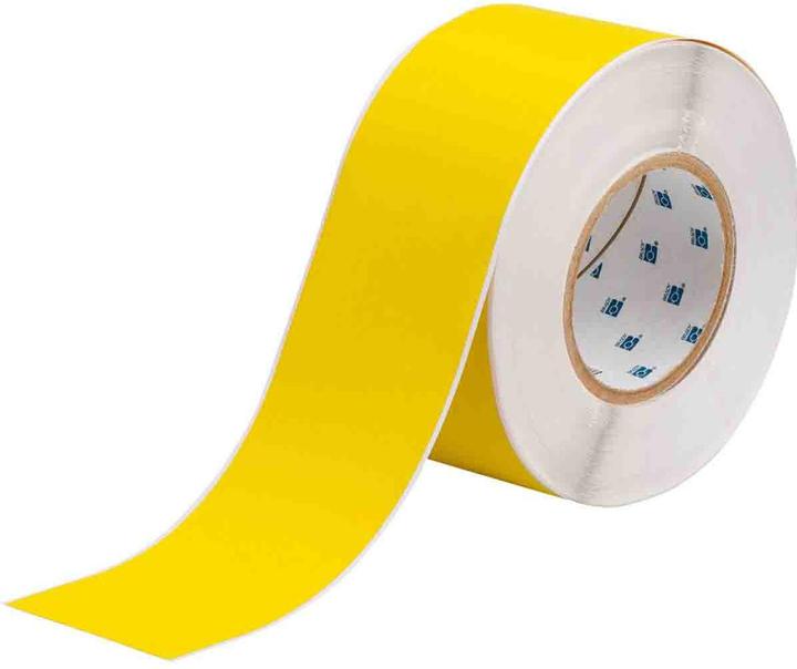 Immagine prodotto Brady THT-21-437-YL, fluoruro di polivinile, giallo, 76,20 mm x 91,44 m, autoestinguente, permanente (1 R