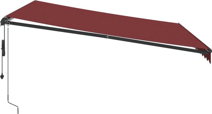 Image du produit VidaXL Markise Automatisch Gelenkarmmarkise Sonnenmarkise Balkonmarkise Weinrot (4 m)