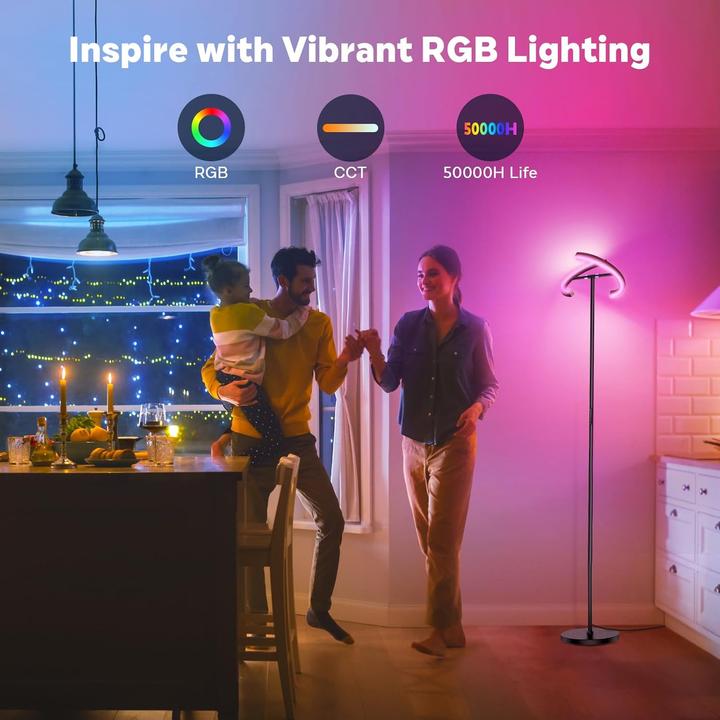Produktbild LS LED Stehleuchte RotaFlex Color (1300 lm)