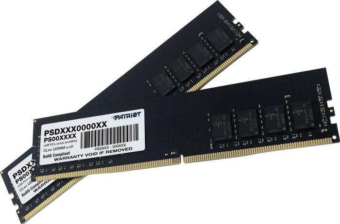 Actual product image Patriot DDR4 - 16 GB -3200 - CL - 22 - Dual Kit, Signature Line (juodas, PSD416G3200K) (2 x 8GB, 3200 MHz, DDR4-RAM, DIMM)