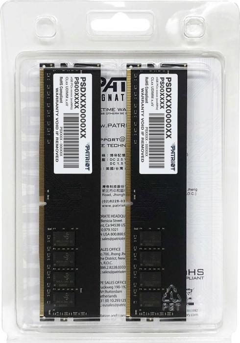 Actual product image Patriot DDR4 - 16 GB -3200 - CL - 22 - Dual Kit, Signature Line (juodas, PSD416G3200K) (2 x 8GB, 3200 MHz, DDR4-RAM, DIMM)