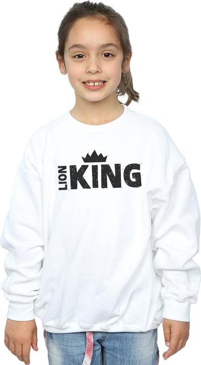 Actual product image Disney Girls The Lion King Movie Crown Sweatshirt (140, 146)