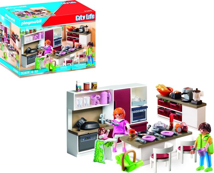 Actual product image Playmobil Large family kitchen (9269, Playmobil City Life)