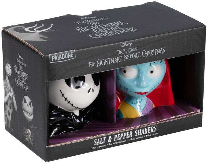 Image du produit Paladone Products Disney - L'Étrange Noël de monsieur Jack - Salière et poivrière en céramique Jack et Sally (Sel, Poivre)