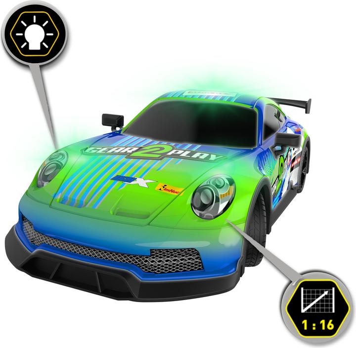 Actual product image Gear2play RC Nachtblitz Ferngesteuertes Auto
