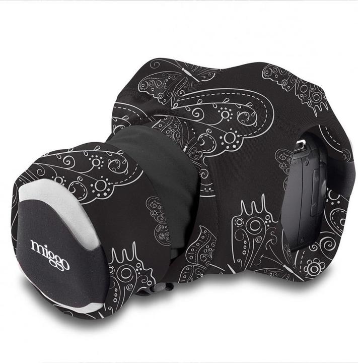 miggo Grip & Wrap, Digital camera, Spandex, Neoprene, Black, DSLR, 41 cm, 140 mm (Halterungsbügel)